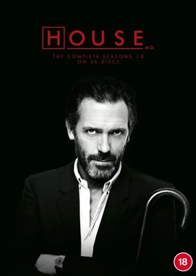 House: The Complete Seasons 1-8 (DVD) Steve Valentine Olivia Wilde (UK IMPORT) - Image 1 of 2