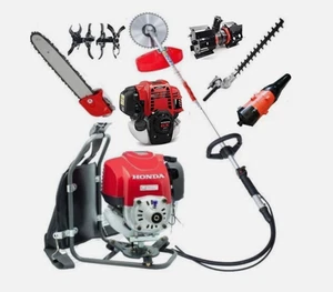 GX50 Backpack hedge trimmer weed eater with 2 rototillers power blower leaf - Picture 1 of 3