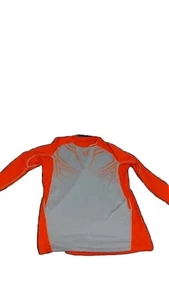 Under Armour Herren Medium grau orange HeatGear 3/4 Arm Baseball Shirt - Bild 1 von 9