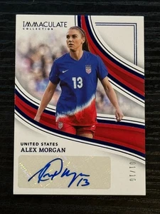 2023 Immaculate Splendid Signatures Saphire Autograph Alex Morgan /10 - Picture 1 of 2