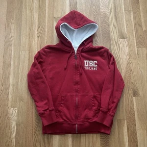 USC Trojans Jacket Women's M Heavyweight Fleece Zip Up Hoodie Sweater - Picture 1 of 8