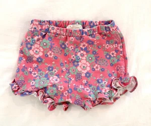 The Beaufort Bonnet Company Little Girl Ruffle Floral Shorts Size 5 - Picture 1 of 8