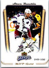 05-06 UPPER DECK MVP GOLD SCRIPT PARALLEL - STEVE RUCCHIN /100 #260 RANGERS