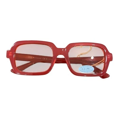 Gafas de sol cuadradas N.W.T Zara con lente amarilla viene con bolsa original verano Foto 1 de 4