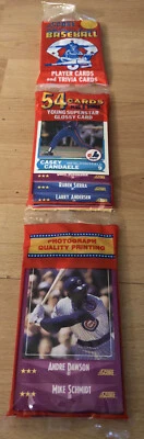 John Kruk Casey Candaele Andre Dawson Phil Niekro Keith Atherton Tom Glavine RC - Image 1 of 2