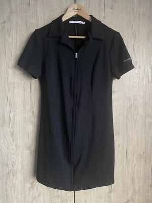 Calvin Klein Short Sleeve Dress With Black Zipper Size M - image 1 of 4