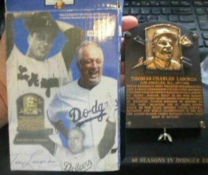 TOMMY LASORDA PLAQUE, HALL OF FAME, 14,741 OF 60K, 60 SEASONS W/ DODGERS, MINT - Picture 1 of 4