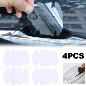 4Pcs Car Door Handles Protective Film Vinyl Stickers Scratches Cover Transparent - Bild 1 von 15