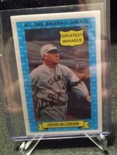 1972 Kellogg's 3-D All-Time Baseball Greats JOHN MCGRAW #3 / NM-MT NO CRACKS