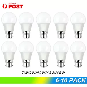 6X/10X LED Bulb Screw/Bayonet 7W-18W Globe Light Cool/Warm White Indoor E27/B22 - Picture 1 of 22