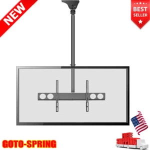 Ceiling Mount TV STAND Adjustable Height Tilting Universal Monitor Bracket NEW - Picture 1 of 8