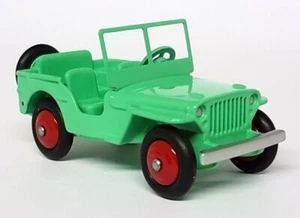 Atlas Dinky Toys Reproduction - 25J Jeep Bright Green Diecast Model Car - Picture 1 of 4