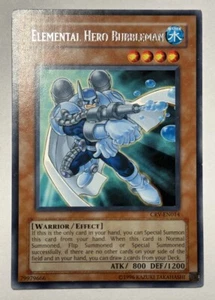 Yu-Gi-Oh! Elemental Hero Bubbleman CRV-EN014 Rare NM/LP - Picture 1 of 4