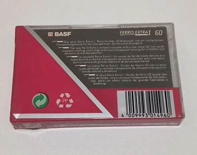 BASF FERRO EXTRA 1  60 Blank cassette iec 1 brand new - made in indonesia - Image 1 of 4