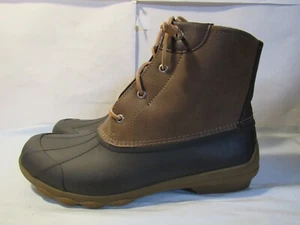 Sperry Womens Syren Gulf Duck Rain Boot Brown Waterproof Rubber Size 11 M U93 - Picture 1 of 7