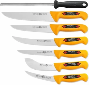 EIKASO Solingen Germany 7-Teiliges Profi Messerset, Schlachtermesser-Set - Bild 1 von 16