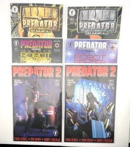 AVP: Duel #1-2 NM + Predator vs. Robot Fighter #1-2 + Predator 2 #1-2 Dark Horse - Picture 1 of 8