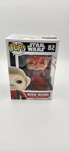 Mike Quinn signierte Star Wars Nien Nunb Funko Pop COA Beckett  - Bild 1 von 8
