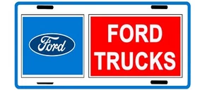 Ford Truck Custom License Plate - Custom Car metal Tag - License Plate - Bild 1 von 4