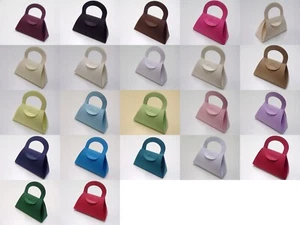 Hand Bag Wedding Favour Boxes - Choose Colour - Choose QTY - Picture 1 of 22
