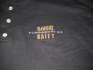 CAMISETA BONNIE RAITT FUNDAMENTAL WORLD TOUR 1998 BORDADA CONCIERTO L/S-L-NUEVA - Imagen 1 de 6