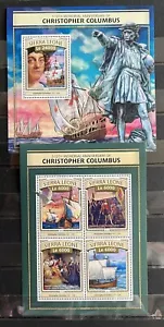 Sierra Leone 2016  - Columbus Christopher - stamps Timbres MNH** - G102 - Picture 1 of 1