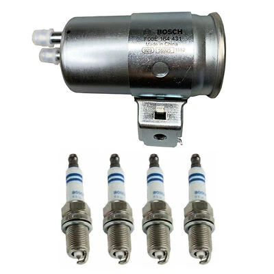 Juego de bujías de filtro de combustible Bosch para Dodge Dakota SE 1989-1990 2,5 L 77004WS 7907 Foto 1 de 2