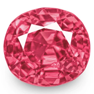 IGI Certified BURMA Spinel 0.88 Cts Natural Untreated Fiery Pink Oval - Image 1 of 4