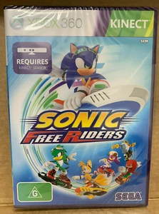 Sonic Free Riders XBOX 360 Kinect BRAND NEW SEALED Aus PAL Rare - Picture 1 of 2