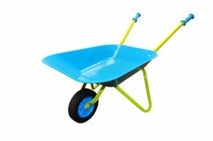 G & F 10041 JustForKids Kids Wheel Barrel made of real metal kids size, Durable - Picture 1 of 4