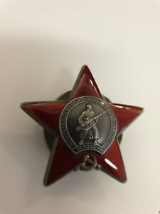 Orden des Roten Sterns Abzeichen  Sowjetunion UdssR ,Silber, Original 