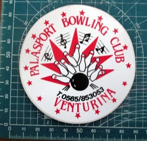 PALASPORT BOWLING CLUB VENTURINA STICKER AUFKLEBER VINTAGE NEU ORIGINAL - Bild 1 von 2