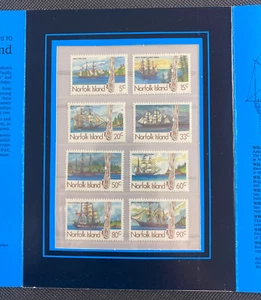 Sailing Whaleships To Norfolk Island 1985 Post Office Stamp Presentation Pack - Picture 1 of 4