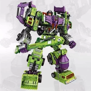 Transformable G1 Action Figure NBK Oversized Devastator Full Set (Green Version) - Picture 1 of 6