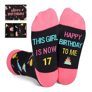 17th Birthday Gifts Socks Ideas - 17 Year Old Birthday Gifts for Teen Girls G... - Picture 1 of 4