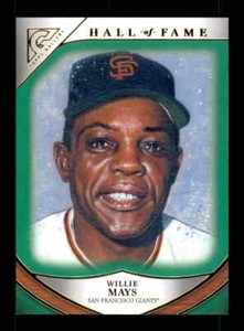 2019 Topps Gallery Hall of Fame Green #HOFG15 Willie Mays #114/250