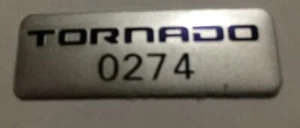 Genuine Ford BA BF Build Number Badge FPV F6 Tornado 0274 - Picture 1 of 1