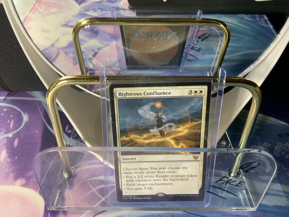 Righteous Confluence Commander 2015 NM White Rare MAGIC MTG CARD - Image 1 of 1