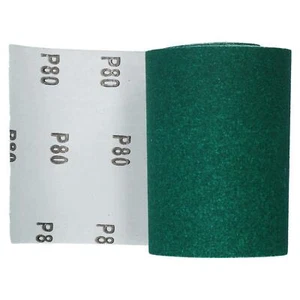 Aluminiumoxid 5 m x 115 mm Schleifrolle Blatt Papier 80er Körnung Medium Schleifpapier - Bild 1 von 7