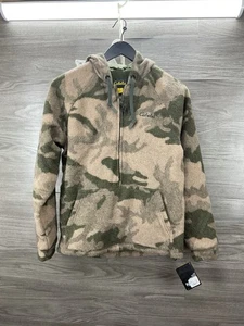 CABELA'S WOOLTIMATE WINDSHEAR HUNTING Hoodie, OUTFITTER CAMO Sz Small - Picture 1 of 3