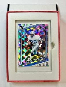2022 Panini Donruss Dominators Barry Sanders REFRACTOR SP - Lions - HOF Prizm SP - Picture 1 of 8