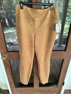 Новые женские брюки понте Nine West размер XL без застежек из искусственной замши осень - Изображение 1 из 4