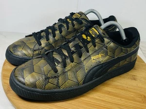 PUMA Basket Classic Black & Gold Men’s Shoes Sneakers 9.5 - Foto 1 di 6