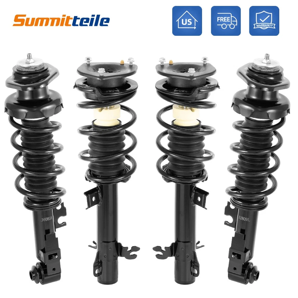 Set(4) Front Rear Suspension Struts Springs Shocks For 2007-2015 Mini Cooper FWD Foto 1 de 4