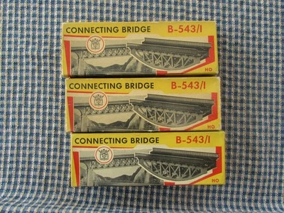 (3) Aristo Craft B-543/1 Connecting Bridge HO  Train Accessory NIB - Image 1 of 4