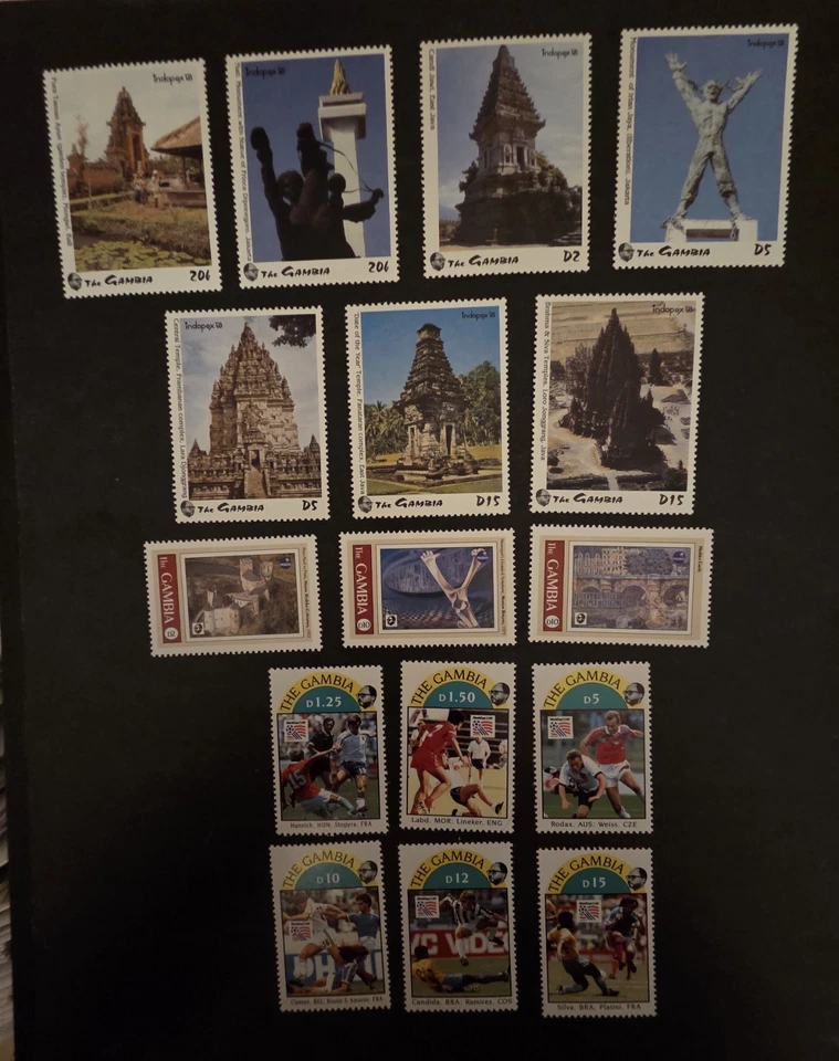 Lote de estampillas GAMBIA 1993 COMO NUEVAS MNH OG sin usar T16659 Foto 1 de 1