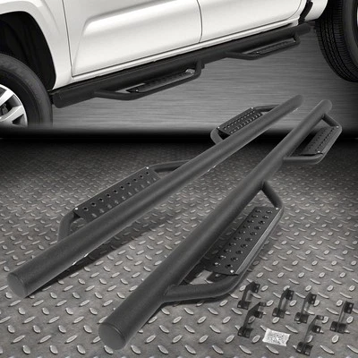 FOR 2005-2021 TACOMA DOUBLE CAB ROUND BAR SIDE STEP NERF BAR RUNNING BOARDS - Image 1 of 4