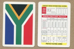 Republic of SOUTH AFRICA Contract Bridge SWAP PLAYING CARD - Picture 1 of 3