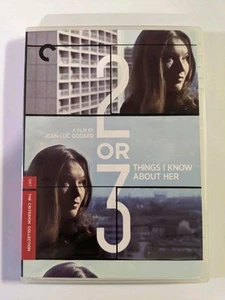 2 or 3 Things I Know About Her 1967 The Criterion Collection #482 DVD - Picture 1 of 5