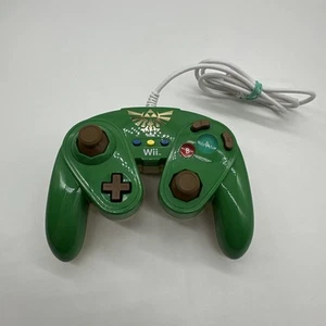PDP Legend of Zelda Link GameCube Style Controller Wired Fight Pad Wii U - Picture 1 of 8